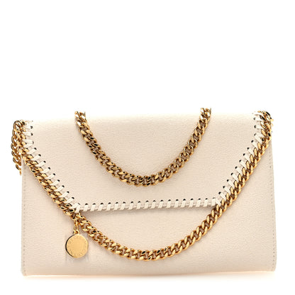 Stella McCartney Shaggy Deer Mini Falabella Crossbody Bag Ivory 1 of 8
