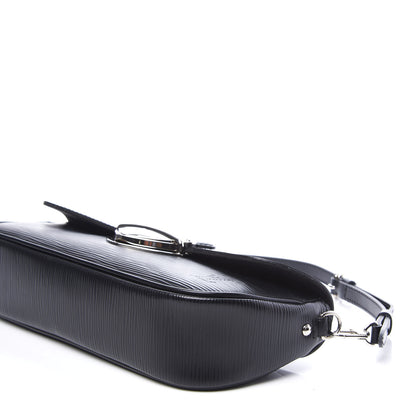 Louis Vuitton Epi Montaigne Clutch Black 6 of 9