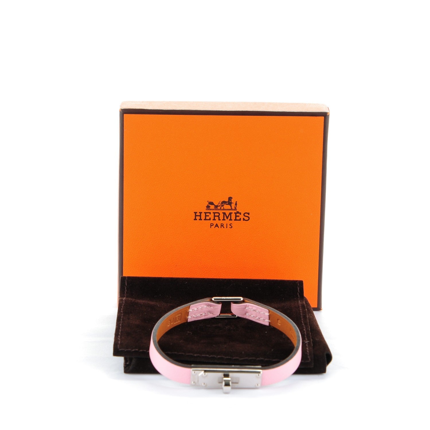 Hermes Swift Micro Kelly Bracelet S Rose Sakura 6 of 6