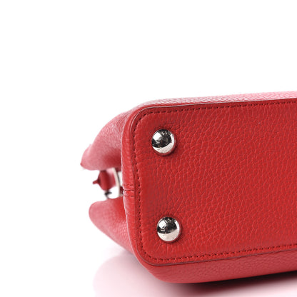 Louis Vuitton Taurillon Capucines BB Rubis 5 of 14