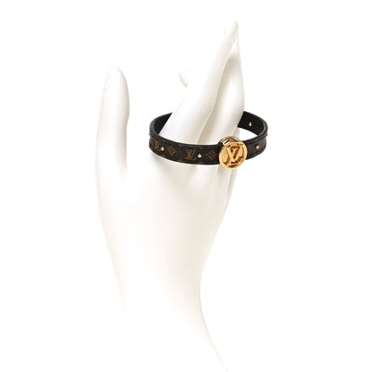 Louis Vuitton Monogram LV Circle Reversible Bracelet  Black 2 of 3
