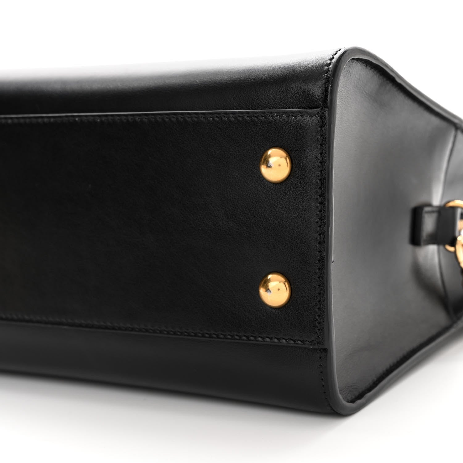 Saint Laurent Calfskin Monogram Baby Cabas Black 10 of 12