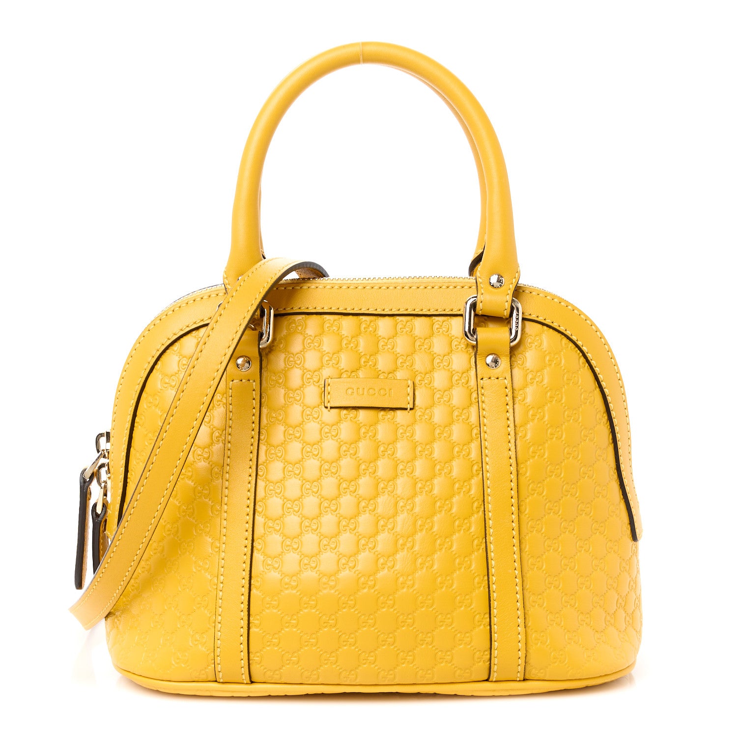 Gucci Soft Microguccissima Mini Dome Bag New Buttercup 1 of 11