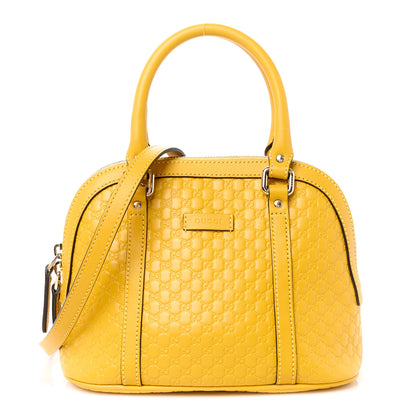 Gucci Soft Microguccissima Mini Dome Bag New Buttercup 1 of 11