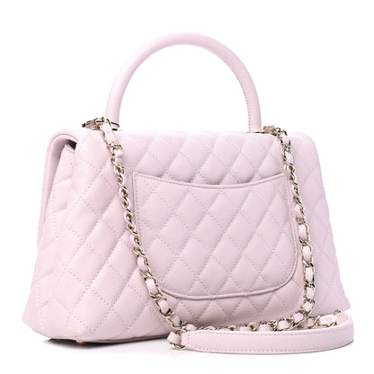 Chanel Caviar Quilted Small Coco Handle Flap Lilas Lilac 2 of 5