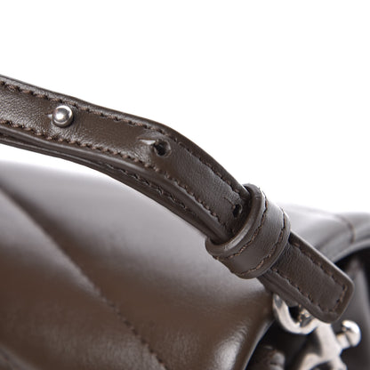 Saint Laurent Calfskin Y Quilted Monogram Toy Loulou Crossbody Bag Faggio 10 of 12