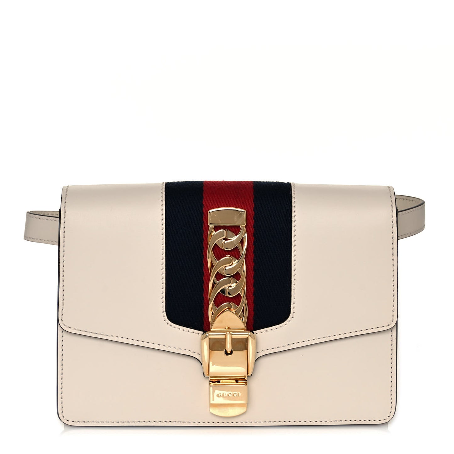 Calfskin Sylvie Belt Bag Off White