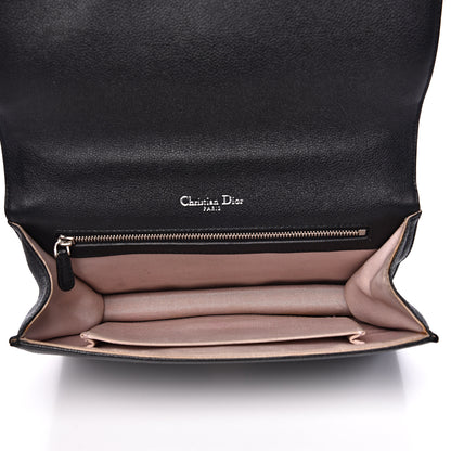 Christian Dior Grained Calfskin Medium Diorama Flap Bag Black 5 of 18
