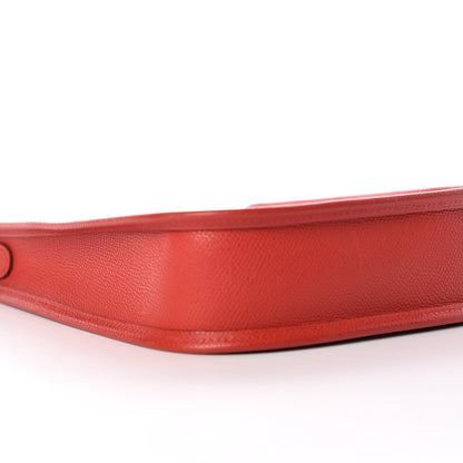 Hermes Epsom Evelyne Short Strap TPM Rouge 8 of 10