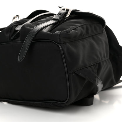 Prada Tessuto Nylon Vitello Backpack Black 10 of 12