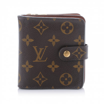Louis Vuitton Monogram Compact Zippe Zipped Wallet 1 of 7