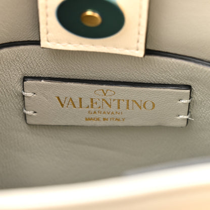 Valentino Garavani Nappa Small Roman Stud The Handle Bag Ivory 7 of 10