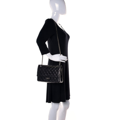 Chanel Aged Calfskin Quilted 2.55 Reissue 226 Flap Black 2 of 11