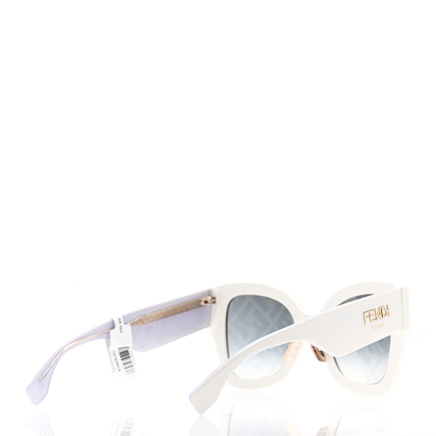 Fendi Acetate FF Sunglasses FF 0434/G/S White Gold 4 of 8