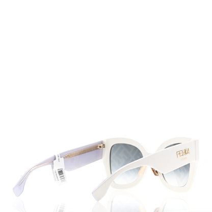 Fendi Acetate FF Sunglasses FF 0434/G/S White Gold 4 of 8