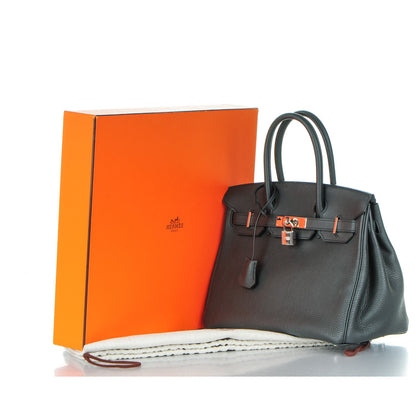 Hermes Togo Birkin 30 Plomb 7 of 26
