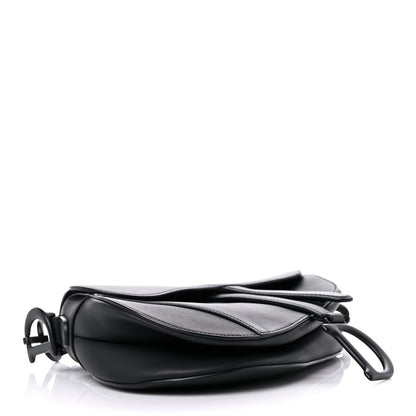 Christian Dior Ultra Matte Calfskin Saddle Bag Black 3 of 15