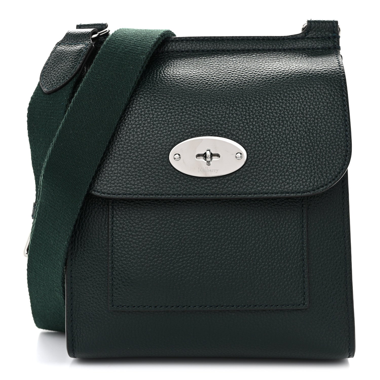 Mulberry Small Classic Grain Calfskin New Antony Messenger Crossbody Mulberry Green 1 of 10