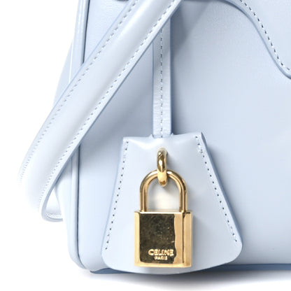 Celine Satinated Calfskin Mini 16 Top Handle Bag Pale Blue 10 of 13