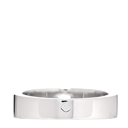 Cartier 18K White Gold Aquamarine Tank Ring 49 4.75 5 of 10