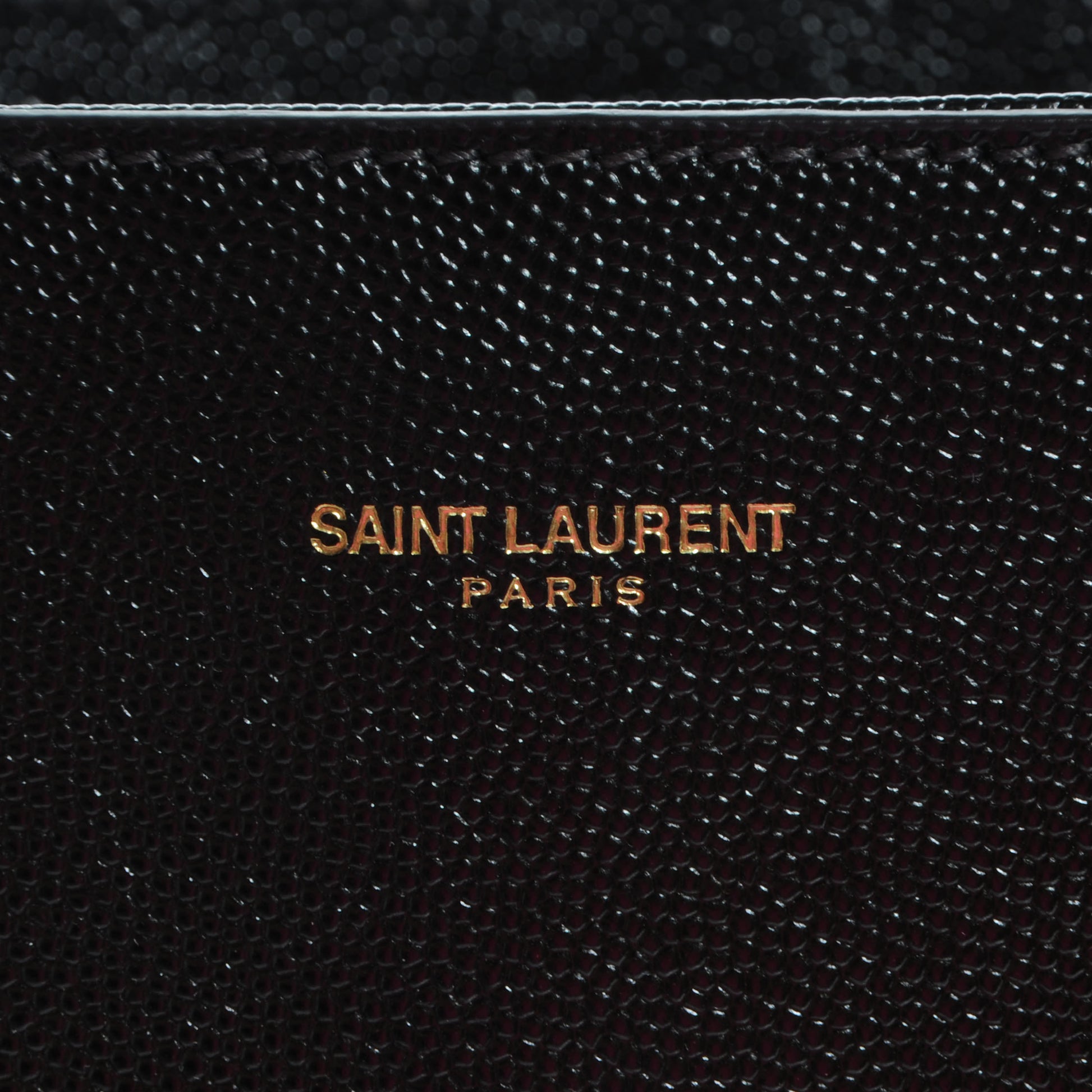 Saint Laurent Grain de Poudre Textured Leather North/South Medium Museum Tote Brown 7 of 7