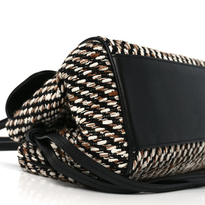 Chanel Tweed Calfskin Urban Essentials Small Shopping Bag Black Multicolor 8 of 10