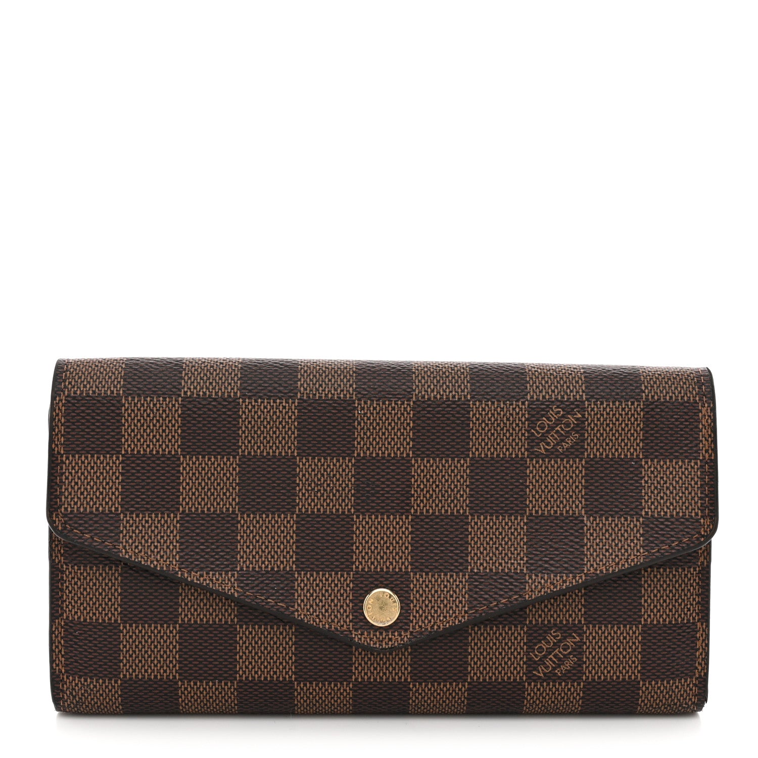 Louis Vuitton Damier Ebene Sarah Wallet NM 1 of 8