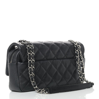 Chanel Caviar Quilted Medium Easy Flap Black 2 of 8