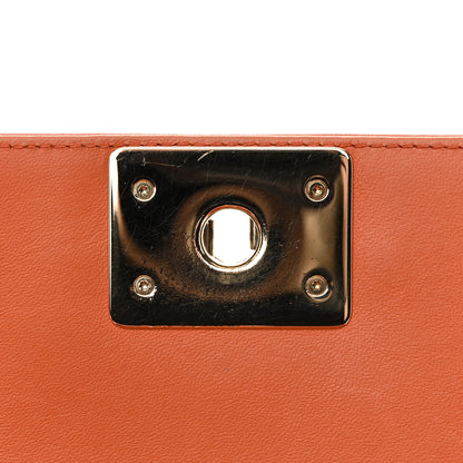 Chanel Lambskin Quilted Small Boy Flap Orange 24 of 24