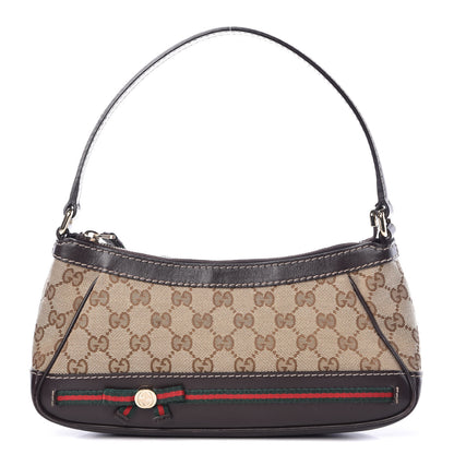 Gucci Monogram Small Mayfair Shoulder Bag Dark Brown 1 of 16