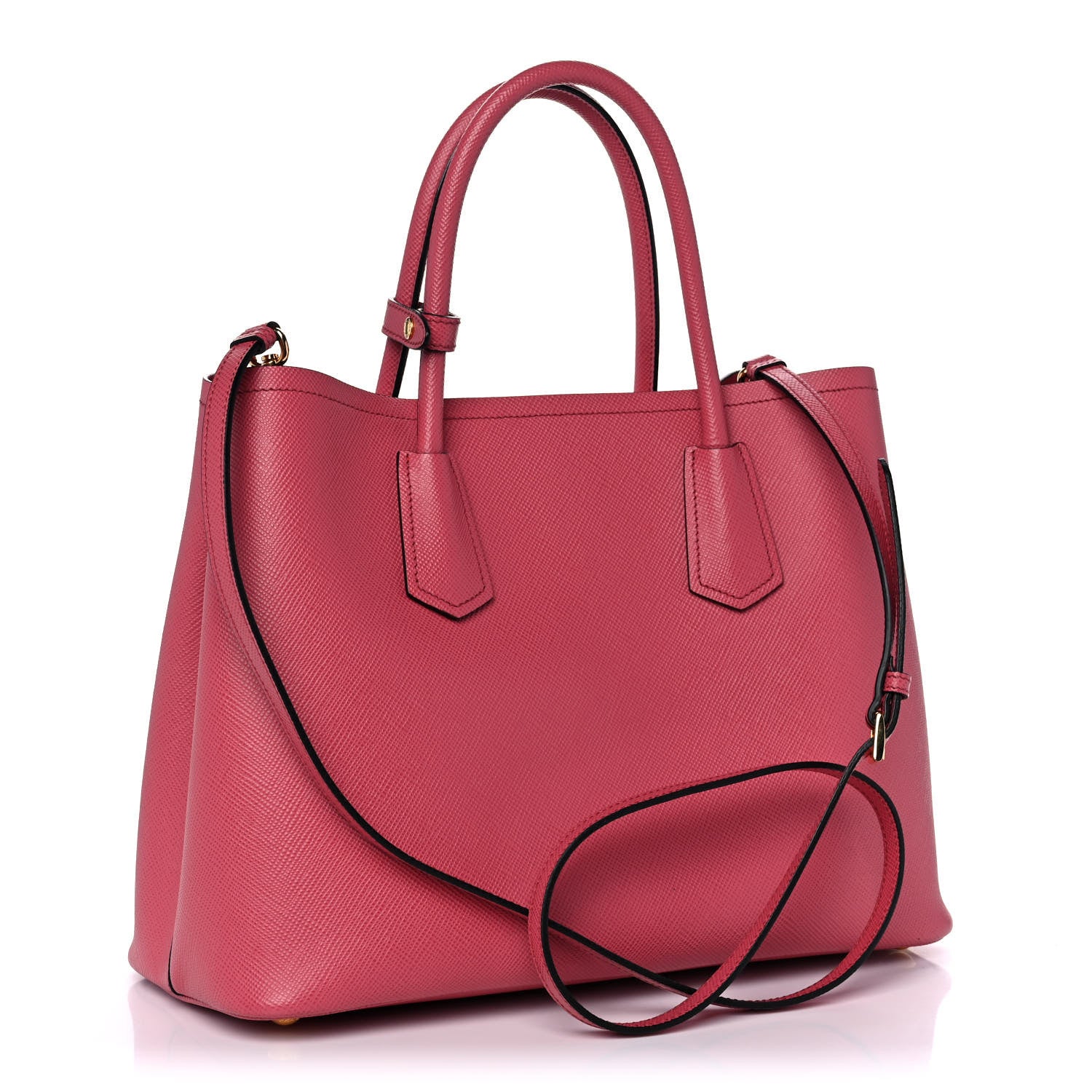 Prada Saffiano Cuir Small Double Bag Tamaris 2 of 9