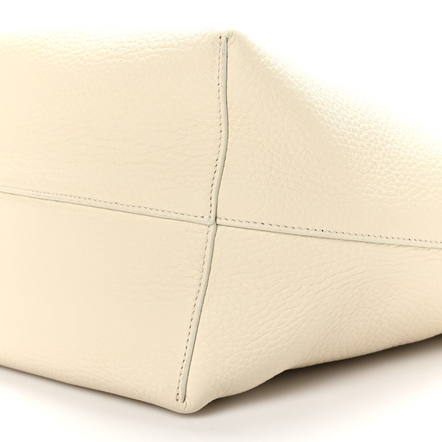 The Row Grained Calfskin Medium N/S Hook Tote Ivory 9 of 9