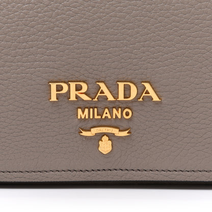 Prada Vitello Phenix Crossbody Bag Argilla 9 of 11