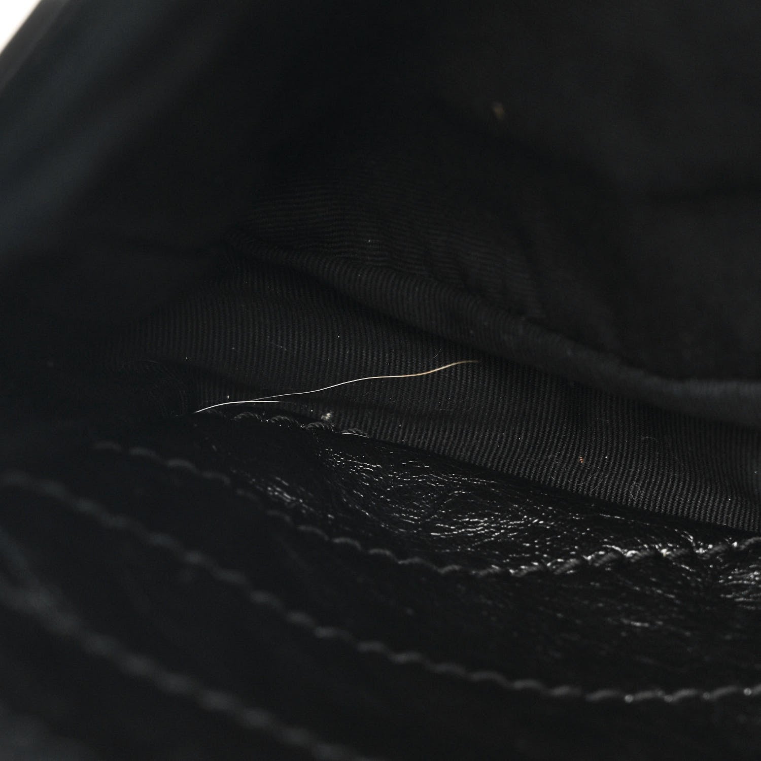 Saint Laurent Crinkled Calfskin Matelasse Monogram Medium Niki Chain Satchel Black 10 of 12