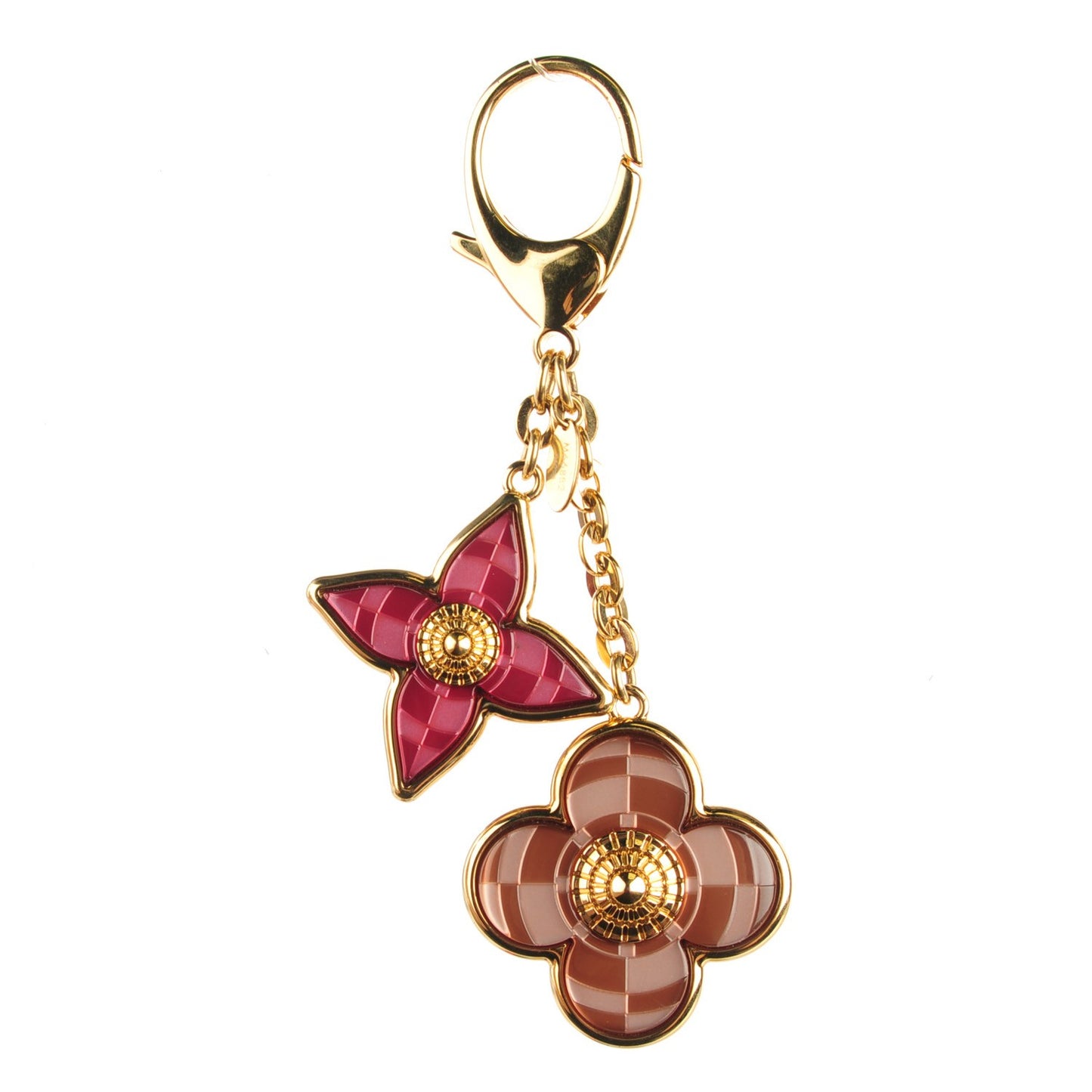Metal Resin Mosaique Bag Charm Rouge Fauviste