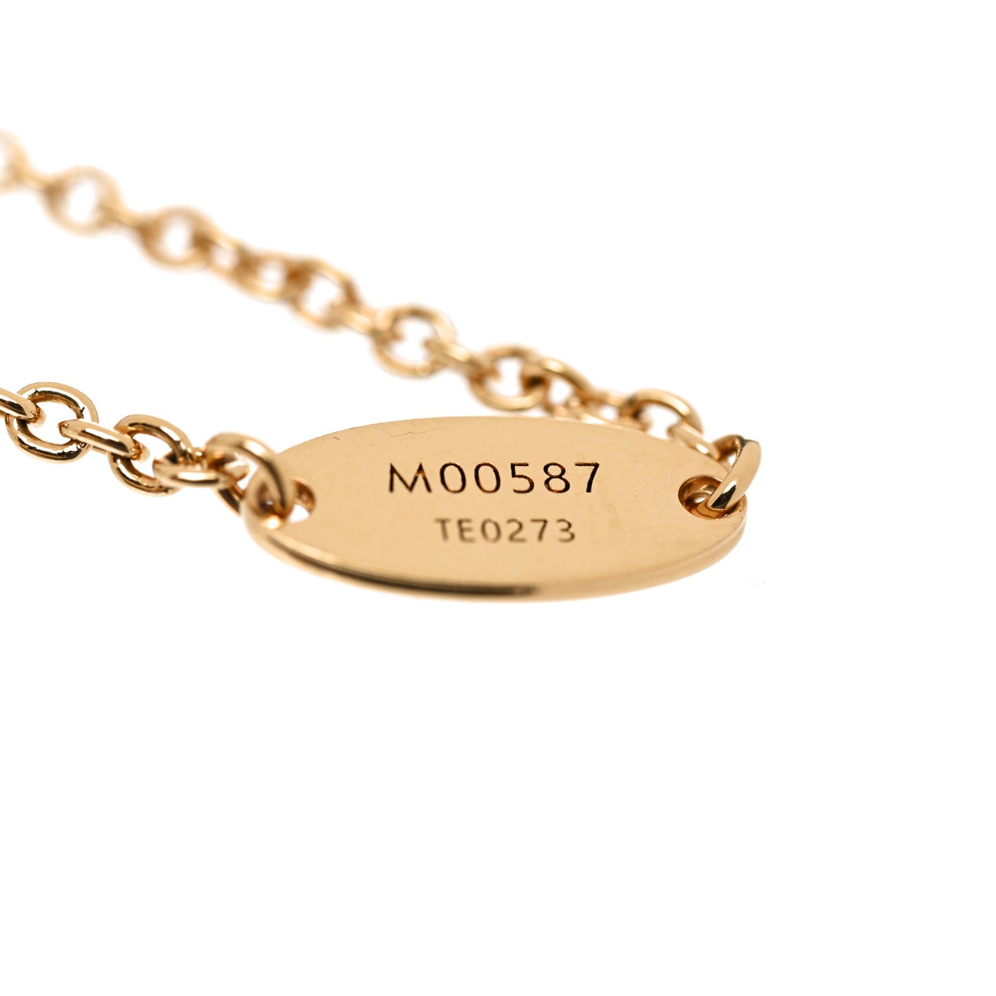 Metal Crystal LV Iconic Bracelet Gold