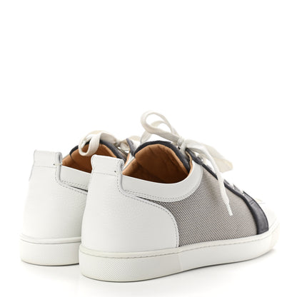 Christian Louboutin Calfskin Mens Rantulow Orlato Flat Sneakers 44 White Grey 4 of 8