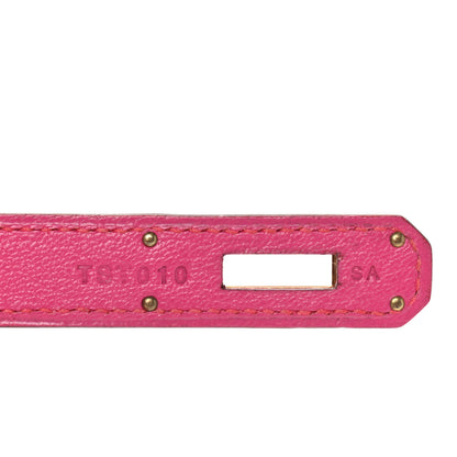 Hermes Chevre Mysore Kelly Retourne 32 Rose Shocking 6 of 10