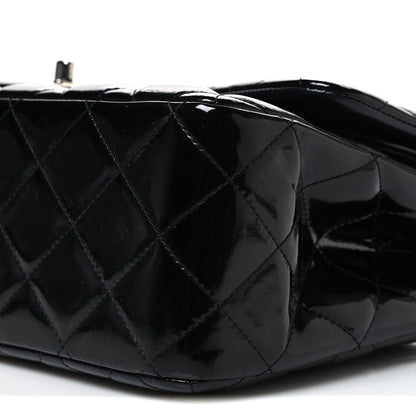 Chanel Patent Quilted Jumbo Double Flap Black 9 of 9
