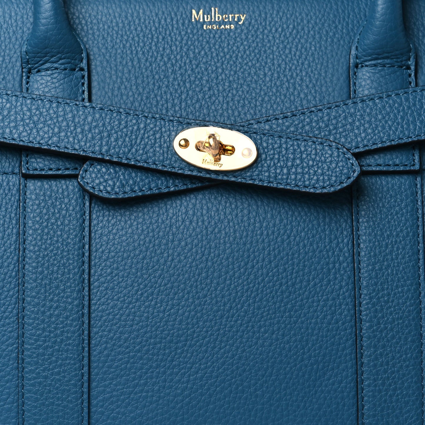 Small Classic Grain Mini Zipped Bayswater Blue