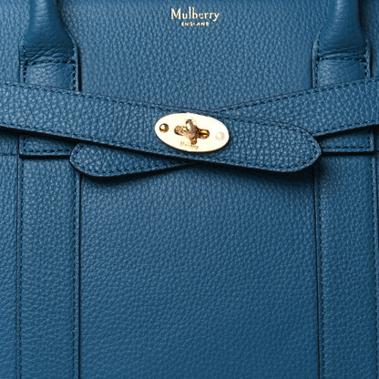 Mulberry Small Classic Grain Mini Zipped Bayswater Blue 7 of 9