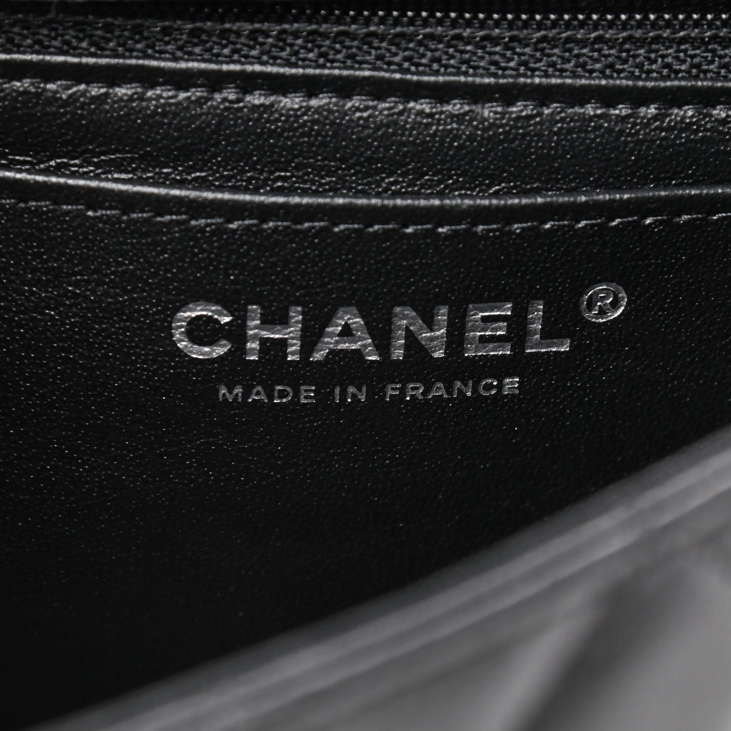 Lambskin Quilted Mini Rectangular Flap So Black