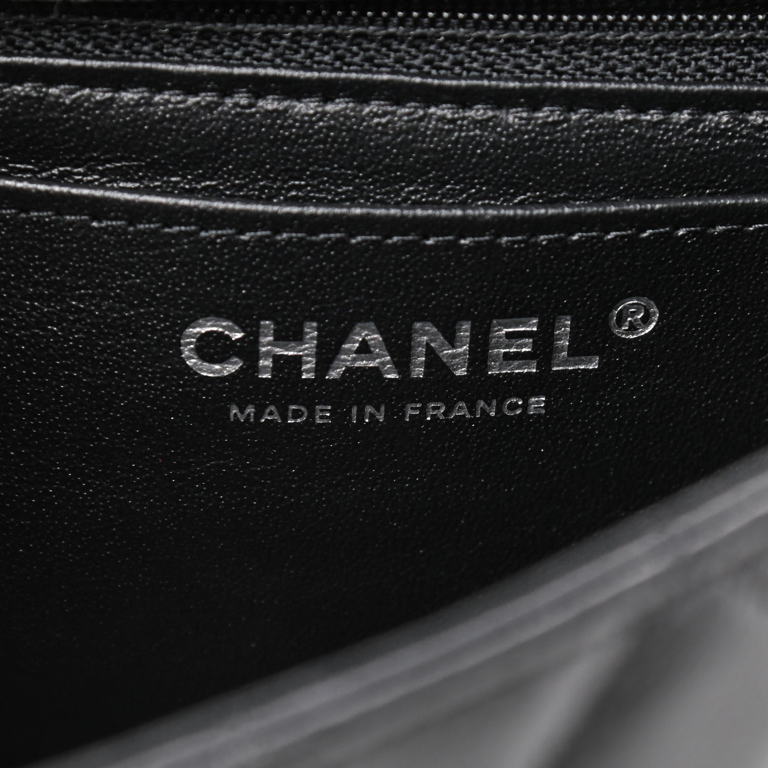 Chanel Lambskin Quilted Mini Rectangular Flap So Black 8 of 9