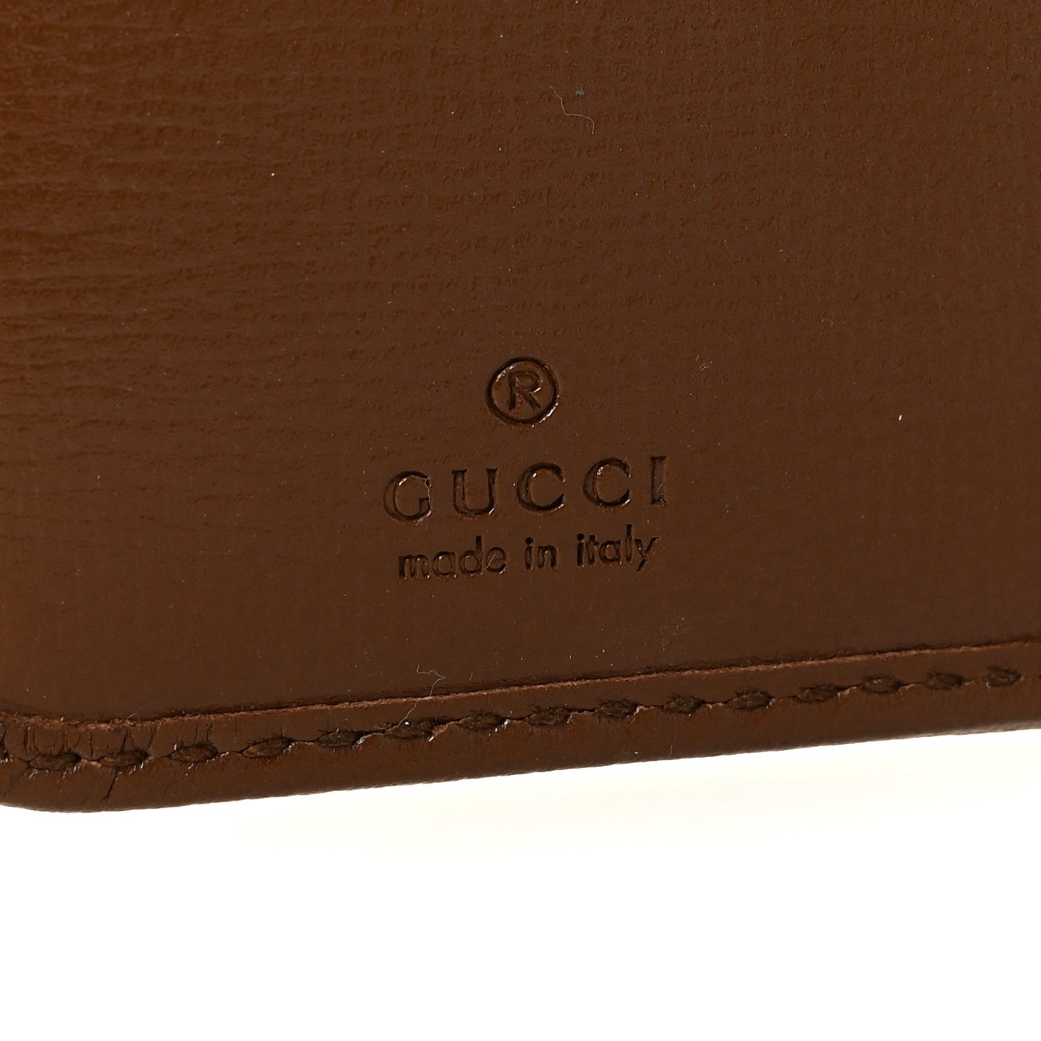 Gucci Supreme Monogram Azalea Calfskin Retro Interlocking G Phone 15 Case Wallet Beige Ebony Brown Sugar 6 of 7