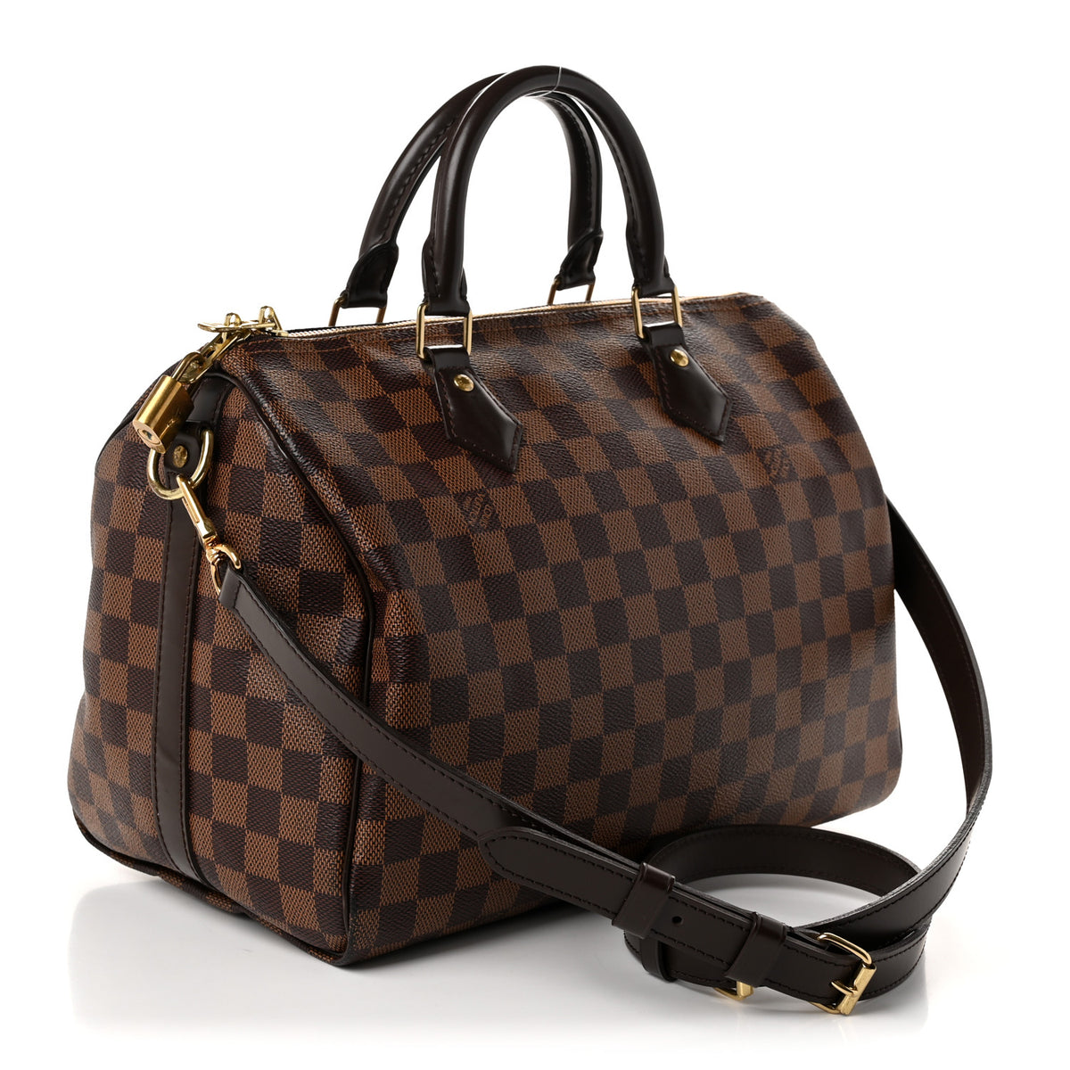 Louis Vuitton Damier Ebene Speedy Bandouliere 30 3 of 10