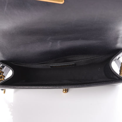 Chanel Lambskin Quilted Medium Boy Flap Pearly Black 7 of 10