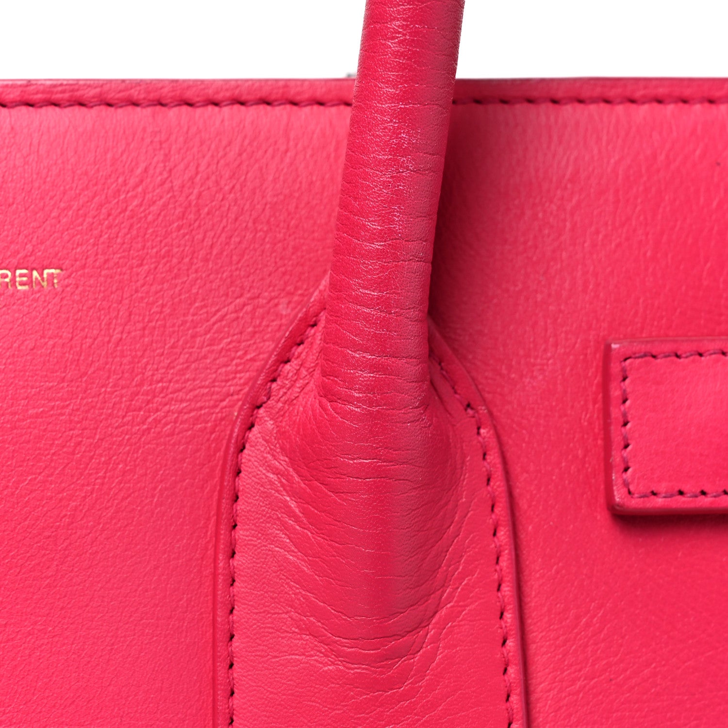 Saint Laurent Calfskin Small Sac De Jour Lipstick Pink 10 of 10