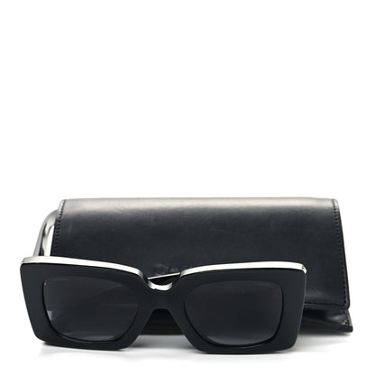 Chanel Acetate Pearl Rectangle Sunglasses 5480-H-A Black 9 of 9