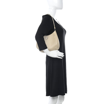 Prada Spazzolato Cleo Shoulder Bag Deserto 2 of 10