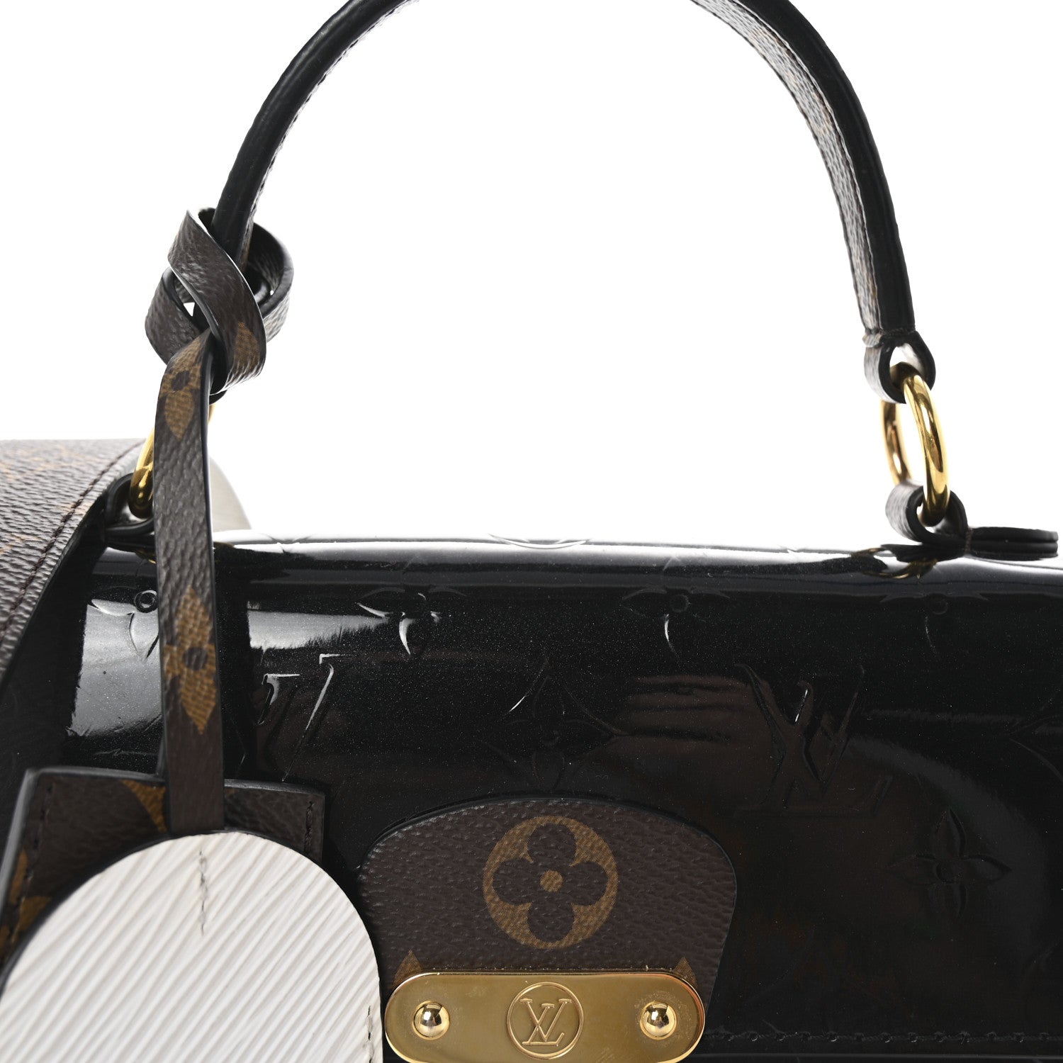 Louis Vuitton Vernis Epi Monogram Spring Street Black 7 of 9
